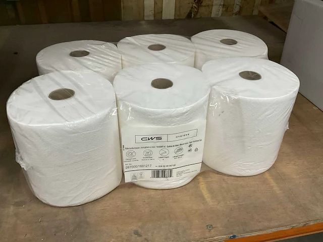 Cws hygiene 150mtr handdoekrol 2-laags (6x) - afbeelding 1 van  1