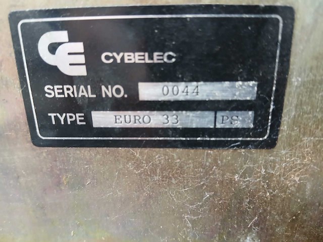 Cybelec - euro 33 ps - machine bediening - afbeelding 2 van  2