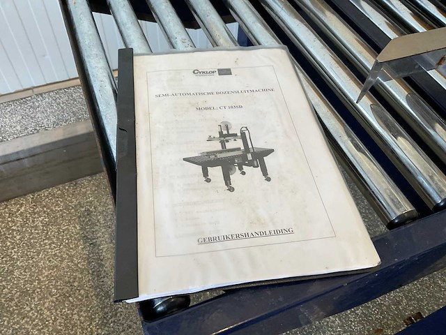 Cyclop ct103sd automatische dozensluitmachine - afbeelding 8 van  8