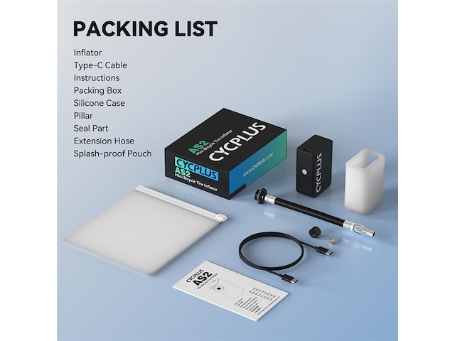 Cycplus as2 cube compressor transparant 100 psi - afbeelding 4 van  4