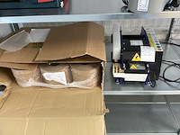 Cyklop elektronische natplakbandmachine incl. doos met rollen tapepapier