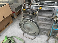 Cyklop omsnoeringhaspel met ratelspanner en stalenband - afbeelding 2 van  9