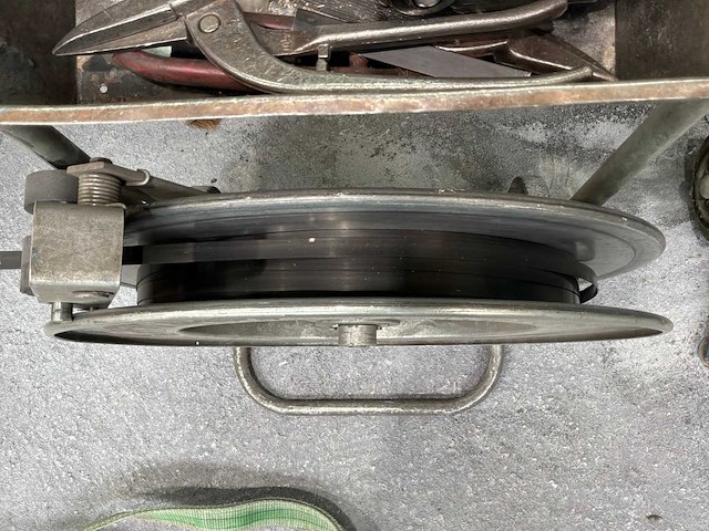 Cyklop omsnoeringhaspel met ratelspanner en stalenband - afbeelding 6 van  9