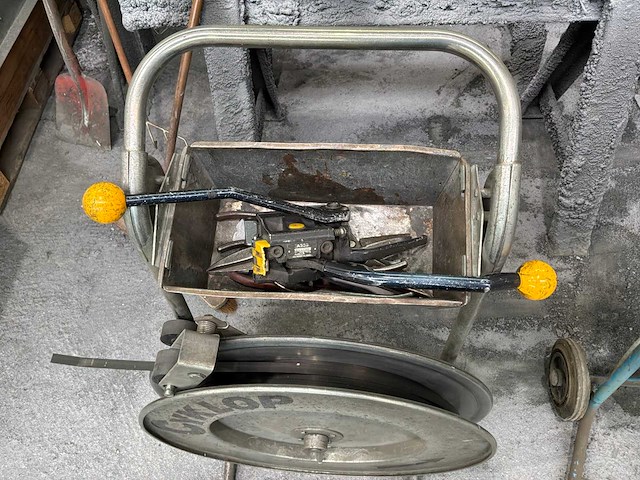 Cyklop omsnoeringhaspel met ratelspanner en stalenband - afbeelding 8 van  9