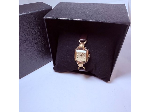 Cyma mechanisch dameshorloge met goudkeurmerk (20 micron) - afbeelding 4 van  9