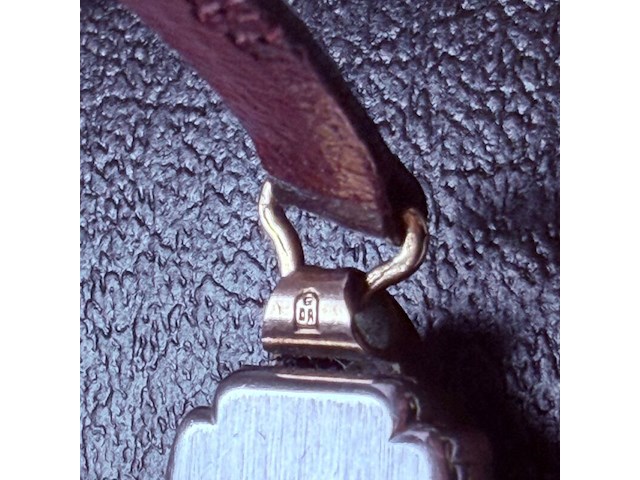 Cyma mechanisch dameshorloge met goudkeurmerk (20 micron) - afbeelding 5 van  9