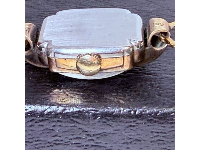 Cyma mechanisch dameshorloge met goudkeurmerk (20 micron) - afbeelding 7 van  9