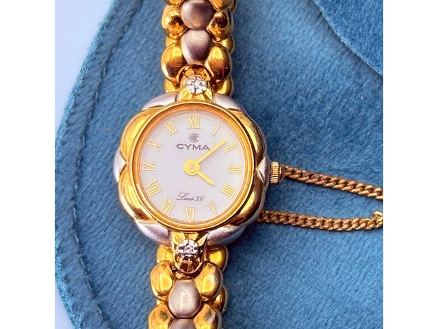 Cyma swiss le locle ''louis xv 1862'' dameshorloge - afbeelding 2 van  7