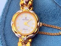 Cyma swiss le locle ''louis xv 1862'' dameshorloge - afbeelding 2 van  7