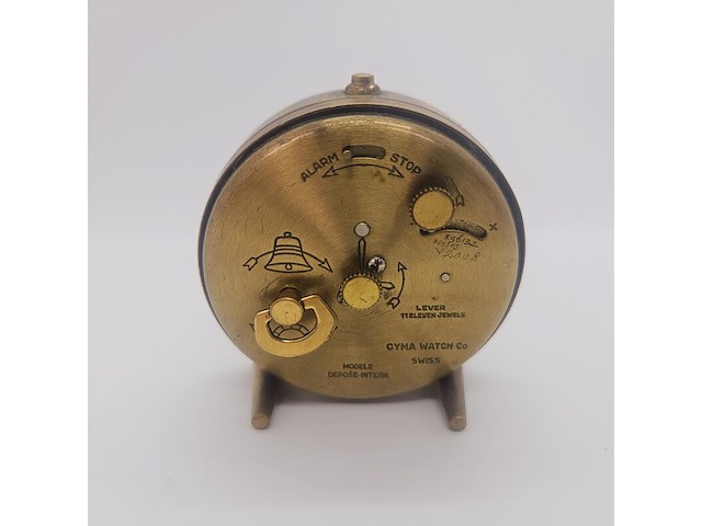 Cyma zwitserse tafelklok, defect - afbeelding 5 van  5