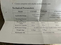 Cyo-430 hydraulische krimptang - afbeelding 7 van  9