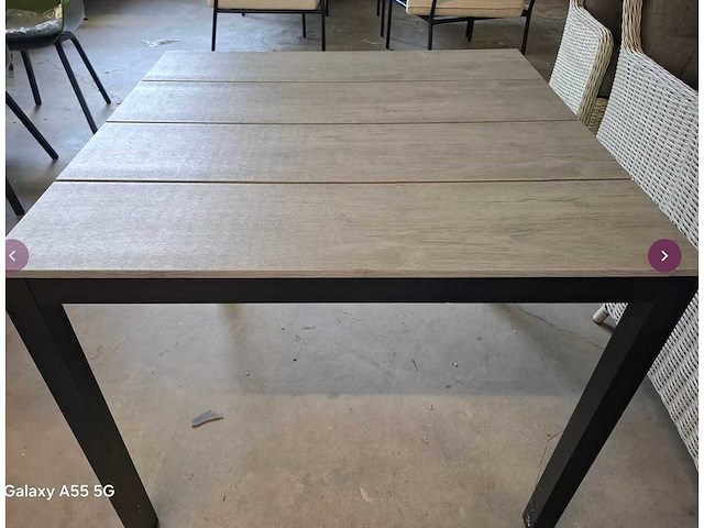 Cyprus - tuintafel(60x60cm) - afbeelding 1 van  3