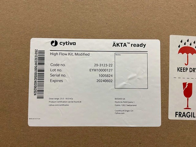 Cytiva high flow kit - afbeelding 1 van  1