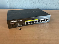 D-link gigabit poe dgs-1008p 8-poorts switch - afbeelding 1 van  2
