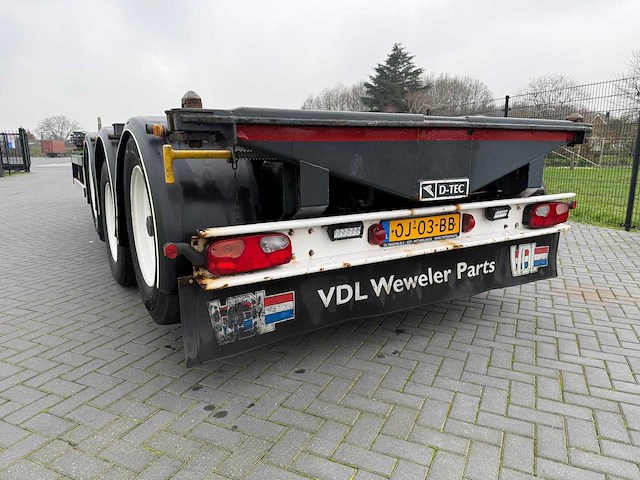 D-tec - ft-43-03v - lift assen voor en achter - uitschuifbaar - container chassis - 2005 - oplegger - afbeelding 7 van  31