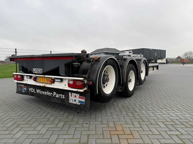 D-tec - ft-43-03v - lift assen voor en achter - uitschuifbaar - container chassis - 2005 - oplegger - afbeelding 9 van  31