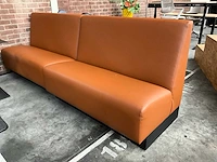 D2m | modulaire loungebank | cognac 140x75x100cm (2x)