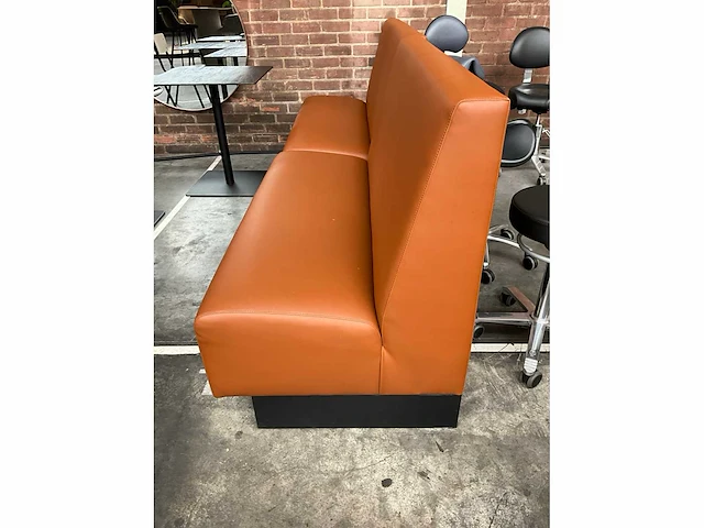 D2m | modulaire loungebank | cognac 140x75x100cm (2x) - afbeelding 3 van  5