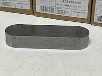 D6885a inlegspie vlak 32x18x110mm (15x) - afbeelding 2 van  3
