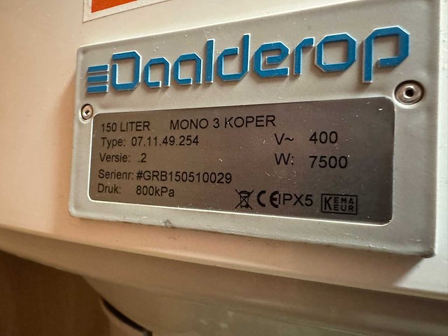 Daalderop - boiler - afbeelding 3 van  3