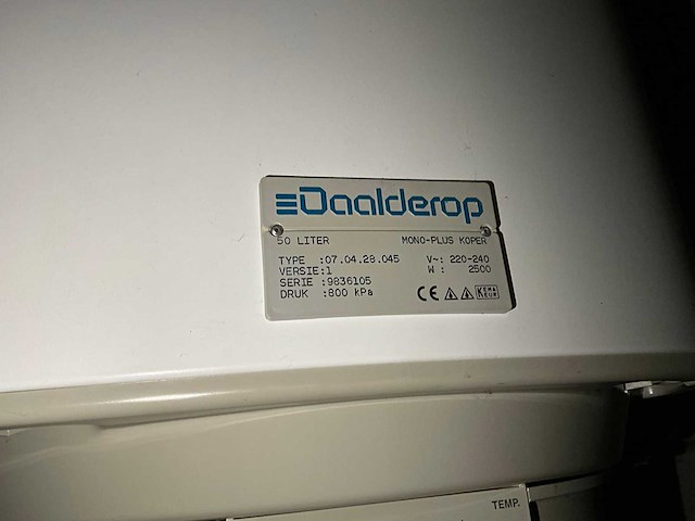 Daalderop - boiler - afbeelding 3 van  3