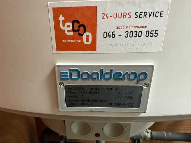 Daalderop - boiler - afbeelding 2 van  3
