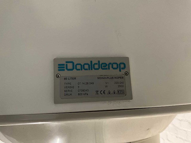 Daalderop boiler (2x) - afbeelding 8 van  8