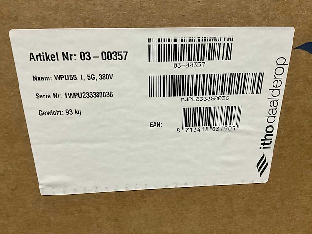 Daalderop water/water warmtepomp individuele bron 5.5kw - afbeelding 3 van  4