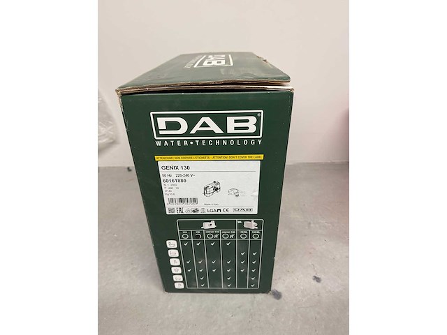 Dab - genix 130 - waterpompunit (vuilwater/regen) - afbeelding 7 van  7