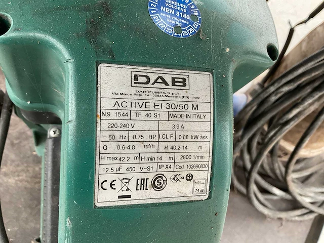 Dab active ei 30/50 m hydrofoorpomp - afbeelding 2 van  3