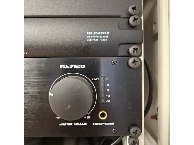 Dab radio met versterker en 8x speaker dap, ir-150bt en pa7120 - afbeelding 4 van  7