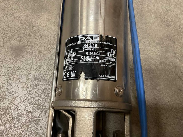 Dab s4 3/19 bronpomp - afbeelding 2 van  2