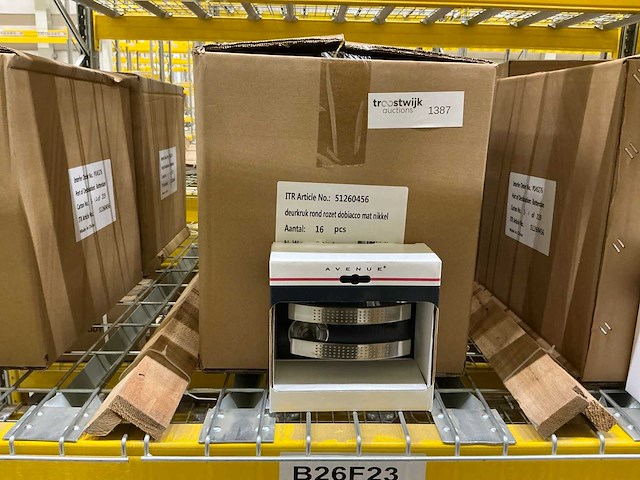Dabbiaco rond rozet deurbeslag (32x) - afbeelding 1 van  4