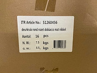 Dabbiaco rond rozet deurbeslag (32x) - afbeelding 3 van  4