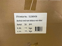 Dabbiaco rond rozet deurbeslag (32x) - afbeelding 3 van  4