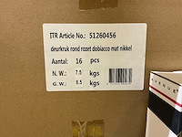 Dabbiaco rond rozet deurbeslag (64x) - afbeelding 3 van  4