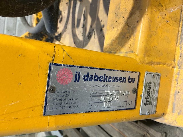 Dabekausen - pow.rm1250 pro - klepelmaaier - afbeelding 3 van  9