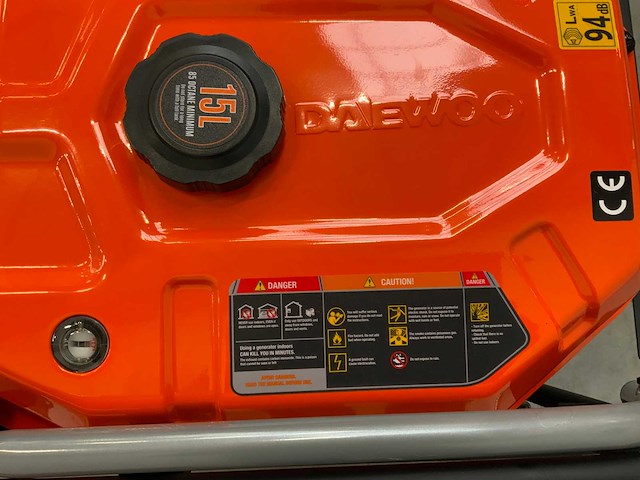 Daewoo - 2023 - gdax4050 - benzine stroomgenerator 230v - afbeelding 12 van  12