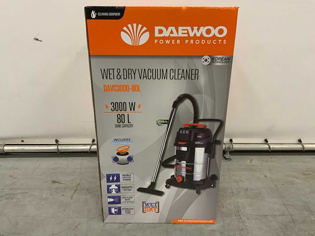 Daewoo - 2024 - davc3000-80l - industriële stofzuiger - afbeelding 10 van  15