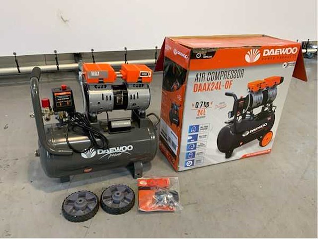 Daewoo - 2025 - daax 24l - luchtcompressor - afbeelding 8 van  10