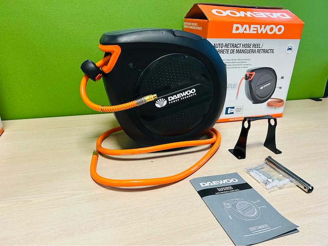 Daewoo - 2025 - dapahr20 - automatisch oprolbare slanghaspel 20m - afbeelding 1 van  1