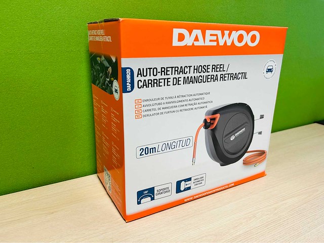Daewoo - 2025 - dapahr20 - automatisch oprolbare slanghaspel 20m - afbeelding 3 van  3