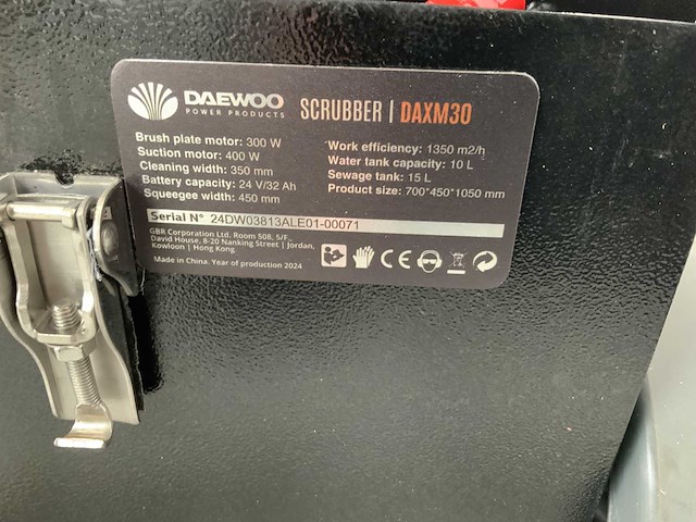 Daewoo - 2025 - daxm30 - vloerreiniger - afbeelding 5 van  16