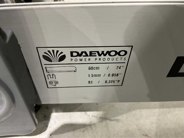 Daewoo - 2025 - dcs6524 - kettingzaag - afbeelding 2 van  12