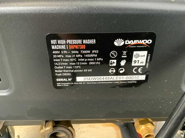 Daewoo - 2025 - dhwp7300 - hogedrukreiniger - afbeelding 2 van  10