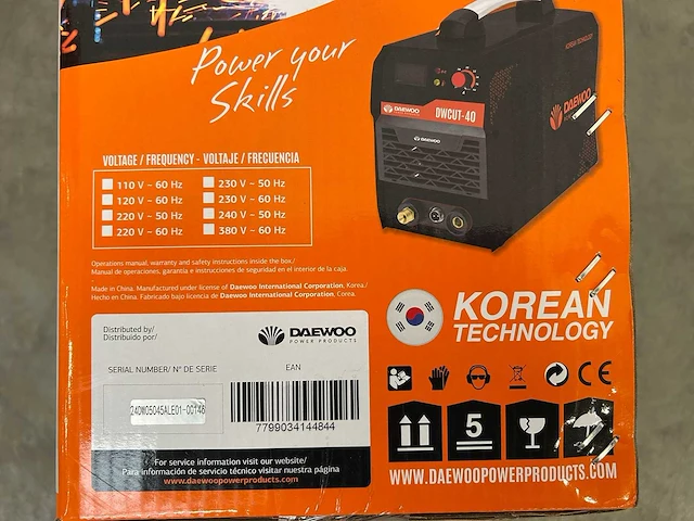 Daewoo - 2025 - dwcut40 - plasmasnijmachine - afbeelding 12 van  14