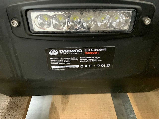 Daewoo - 2025 - dwfmd500-e - elektrische dumper - afbeelding 4 van  12