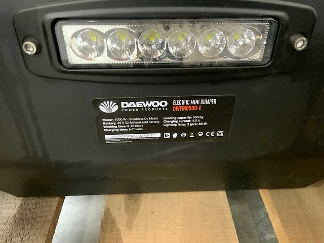 Daewoo - 2025 - dwfmd500-e - elektrische dumper - afbeelding 4 van  12