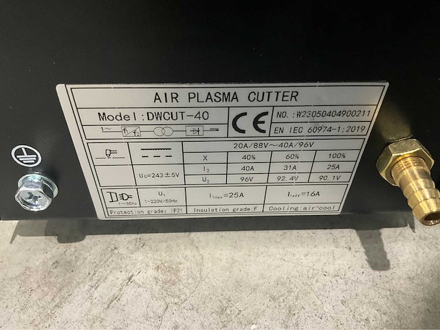 Daewoo - 2026 - cut-40 - plasmasnijmachine - afbeelding 2 van  13
