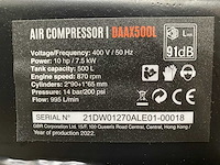 Daewoo - 2026 - daax 500l - luchtcompressor - afbeelding 5 van  12